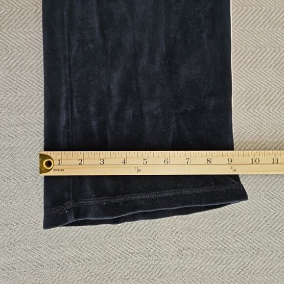 Red Zone Sleeveless Jumpsuit Women's Size M Black Velour Drawstring Wide Leg EUC - Picture 13 of 16